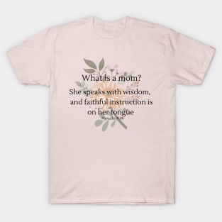 Mothers day Proverbs 31:26 T-Shirt